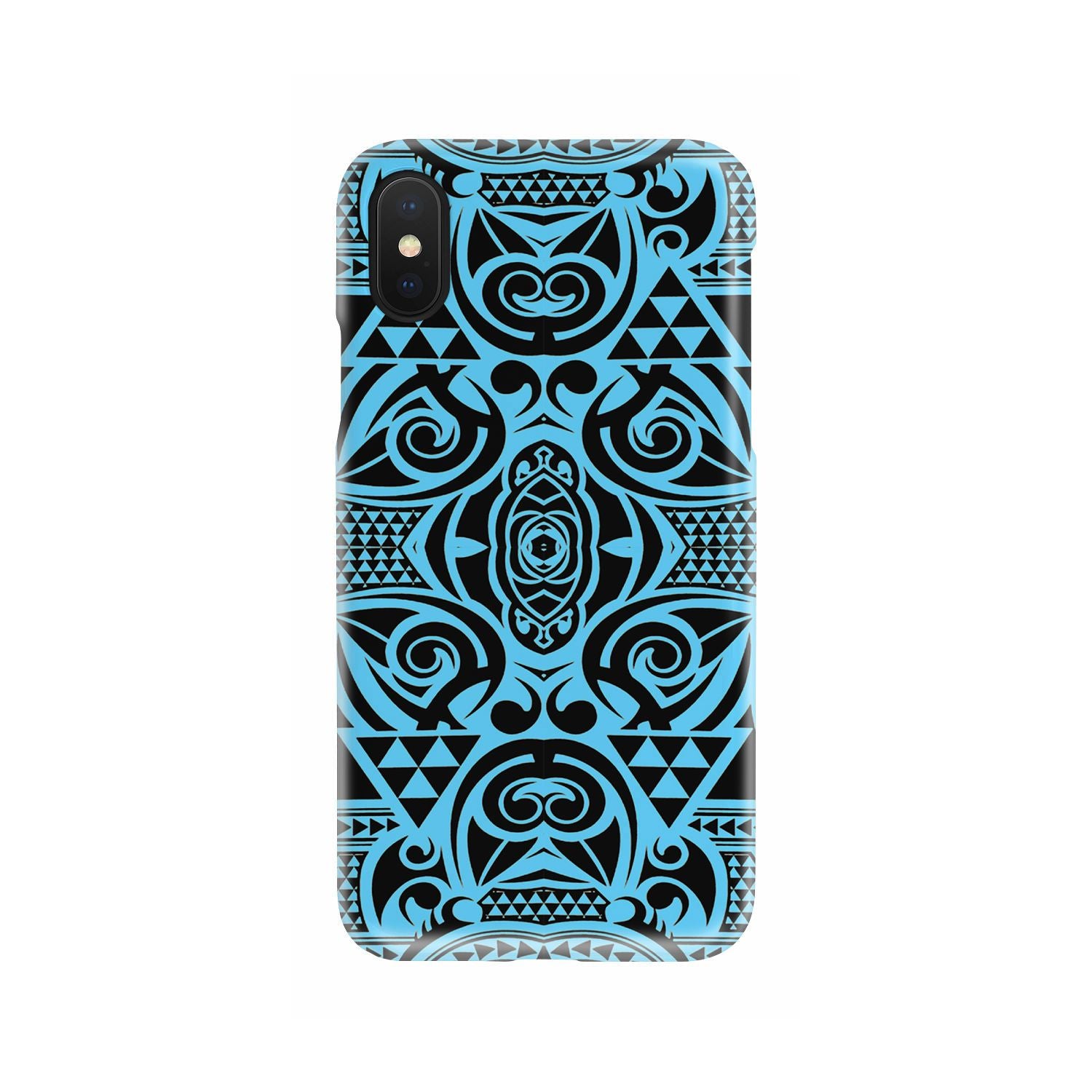 Polynesian Phone Case Grown Blue White - Polynesian Pride
