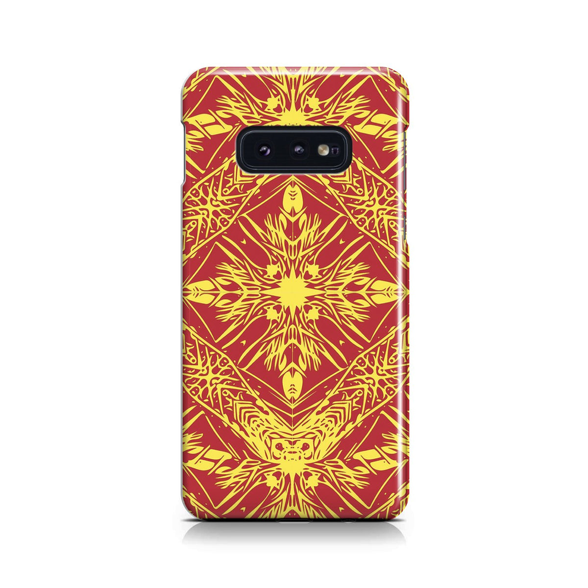 Polynesian Phone Case Orange Samsung Galaxy S10e - Polynesian Pride