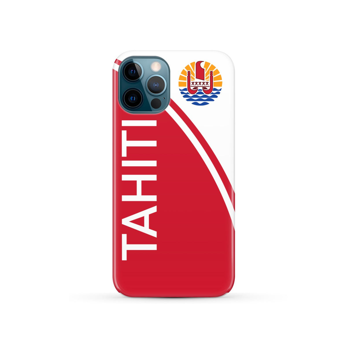 Tahiti Phone Case - Curve Version iPhone 12 Pro - Polynesian Pride