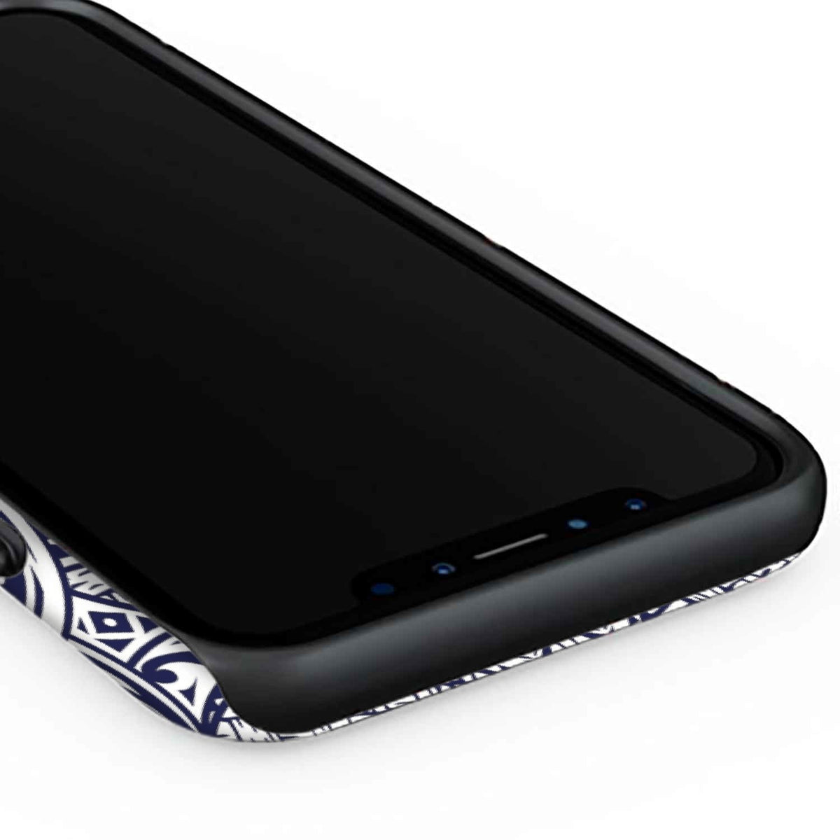 Polynesian Tough Case Blue And White - Polynesian Pride