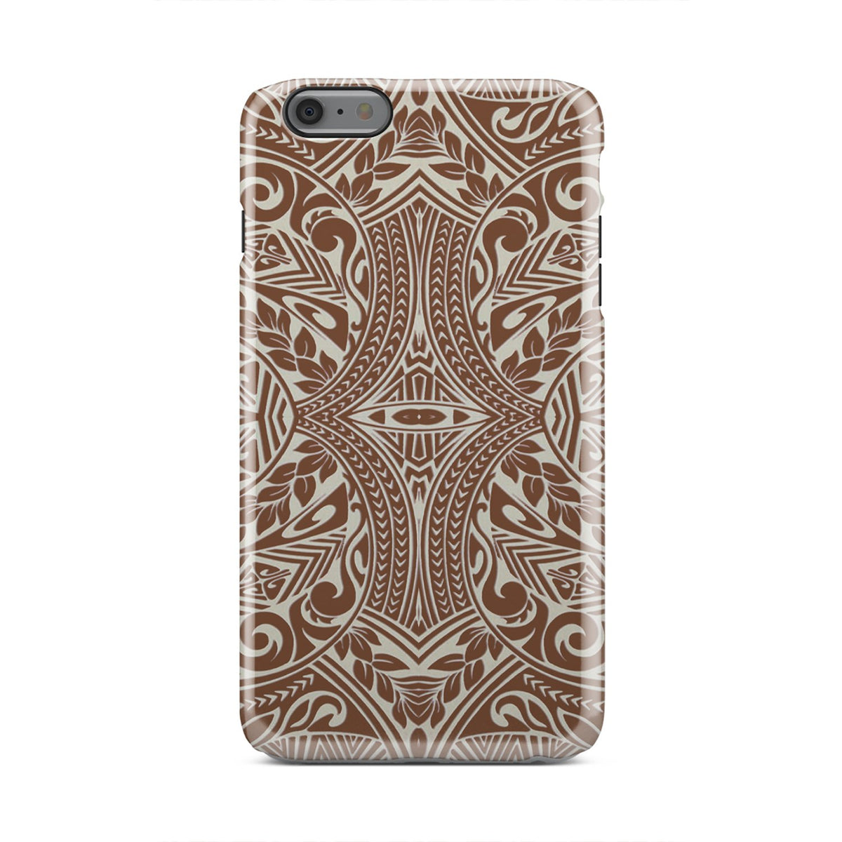 Polynesian Tribal Tough Case Brown iPhone 6 Plus - Polynesian Pride