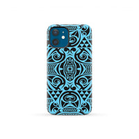 Polynesian Tough Case Grown Blue White iPhone 12 Mini - Polynesian Pride