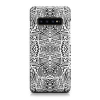 Polynesian Phone Case White And Black Samsung Galaxy S10 Plus - Polynesian Pride
