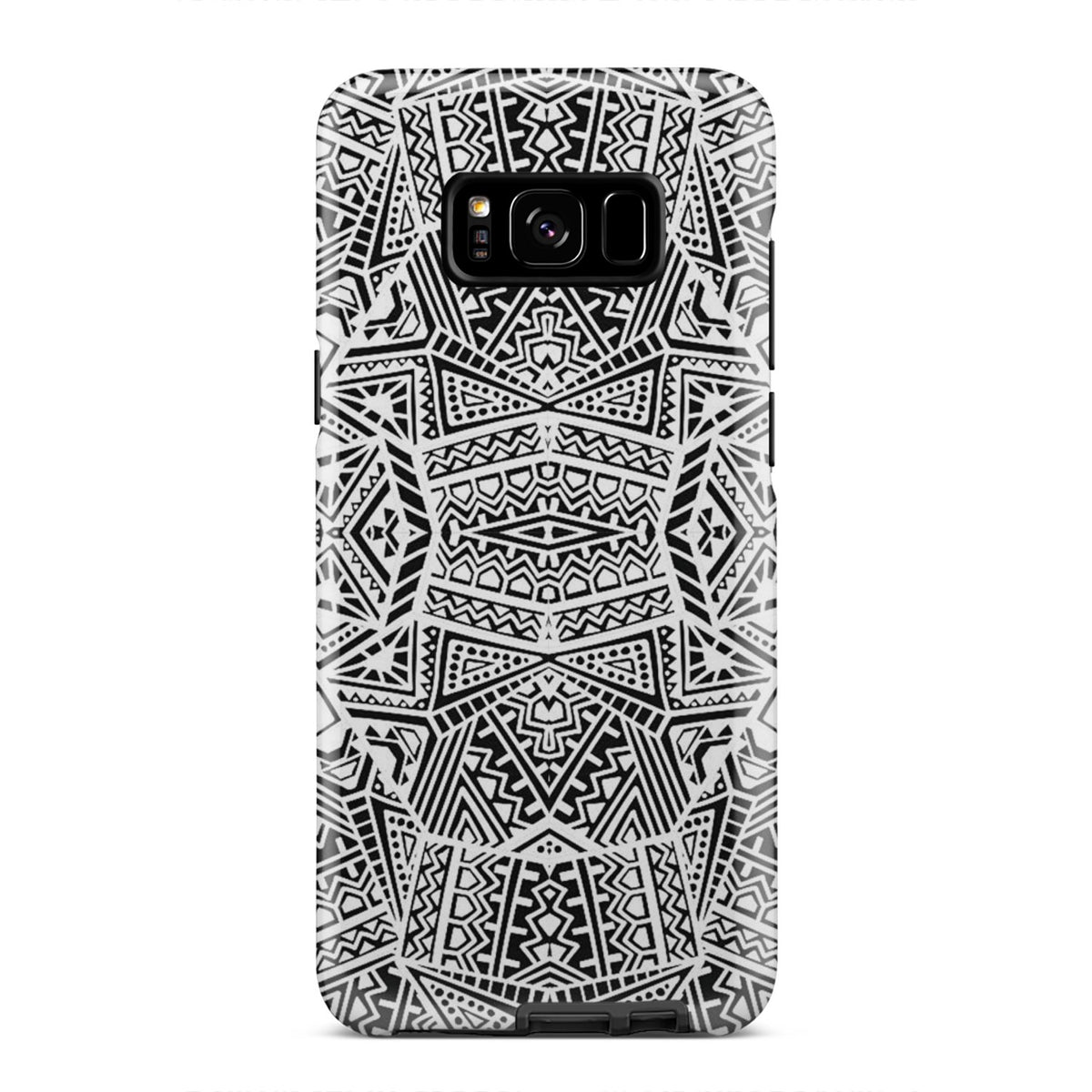 Polynesian Tough Case White And Black Samsung Galaxy S8 Plus - Polynesian Pride