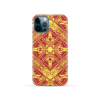 Polynesian Phone Case Orange iPhone 12 Pro - Polynesian Pride
