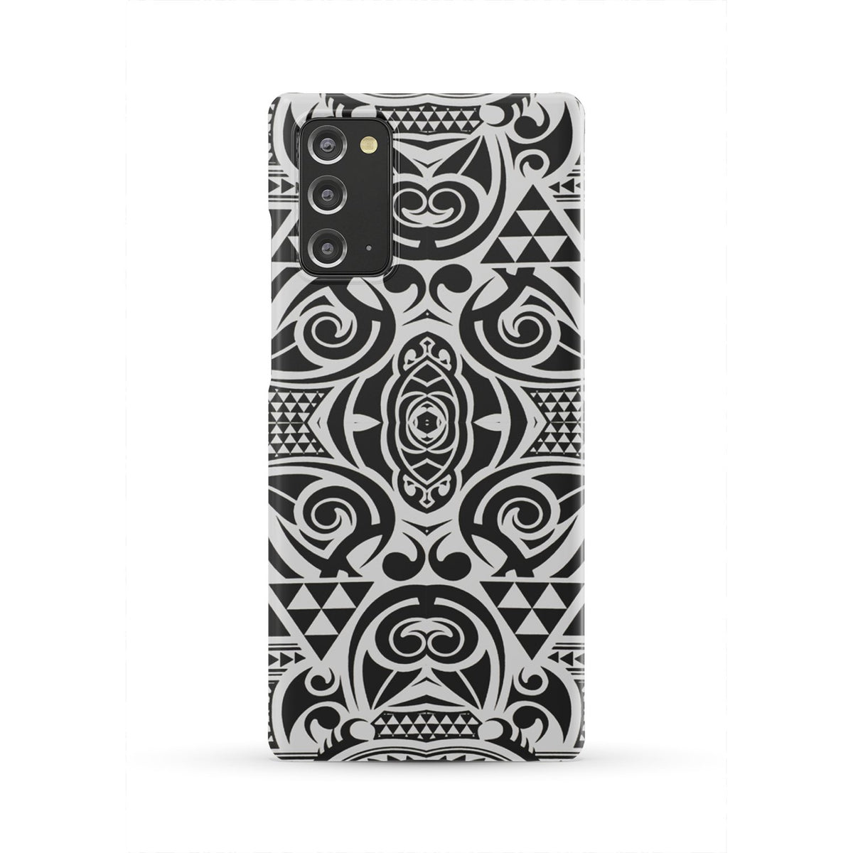 Polynesian Tribal Phone Case Black White Samsung Galaxy Note 20 - Polynesian Pride