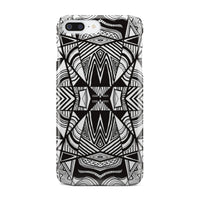 Polynesian Tribal Phone Case White And Black iPhone 8 Plus - Polynesian Pride