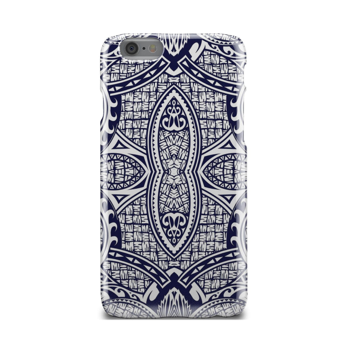 Polynesian Phone Case Blue And White iPhone 6s - Polynesian Pride