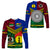 Vanuatu And New Caledonia Kanaky Long Sleeve Shirt Together LT8 Unisex Blue - Polynesian Pride