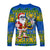 Solomon Islands Christmas Long Sleeve Shirt Cool Santa Claus LT6 - Polynesian Pride