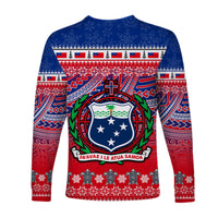 Samoa Christmas Manuia Le Kirisimasi Long Sleeve Shirt LT6 - Polynesian Pride