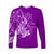 (Custom Personalised) Hammerhead shark Long Sleeve Shirts Polynesian Purple Style LT6 Unisex Purple - Polynesian Pride