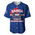 Samoa Independence Baseball Jersey 2023 Blue Style LT6 - Polynesian Pride