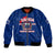 Samoa Independence Bomber Jacket 2023 Blue Style LT6 Unisex Blue - Polynesian Pride