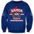 Samoa Independence Sweatshirt 2023 Blue Style LT6 Unisex Blue - Polynesian Pride