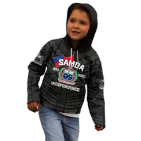 Samoa Independence Kid Hoodie 2023 Black Style LT6 - Polynesian Pride