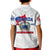 Samoa Independence Kid Polo Shirt 2023 White Style LT6 - Polynesian Pride