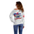 Samoa Independence Off Shoulder Sweater 2023 White Style LT6 - Polynesian Pride