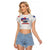 Samoa Independence Raglan Cropped T Shirt 2023 White Style LT6 Female White - Polynesian Pride