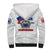 Samoa Independence Sherpa Hoodie 2023 White Style LT6 - Polynesian Pride