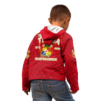 Tonga Independence Kid Hoodie 2023 Red Style LT6 - Polynesian Pride