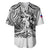 (Custom Personalised) Haiti Baseball Jersey Polynesian Neg Maron White Style LT6 - Polynesian Pride