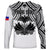 (Custom Personalised) Haiti Long Sleeve Shirt Polynesian Neg Maron White Style LT6 - Polynesian Pride