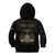 (Custom Personalised) Haiti Kid Hoodie Polynesian Neg Maron Black Style LT6 - Polynesian Pride