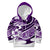 Polynesian Tribal Kid Hoodie Purple LT6 Hoodie Purple - Polynesian Pride