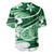 Polynesian Tribal Baseball Jersey Green LT6 - Polynesian Pride