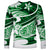 Polynesian Tribal Long Sleeve Shirt Green LT6 - Polynesian Pride