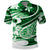 Polynesian Tribal Polo Shirt Green LT6 Green - Polynesian Pride