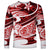 Polynesian Tribal Long Sleeve Shirt Red LT6 Unisex Red - Polynesian Pride