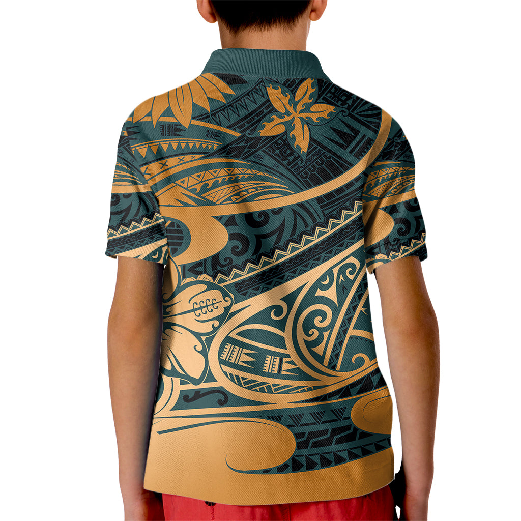 Polynesian Tribal Kid Polo Shirt LT6 - Polynesian Pride