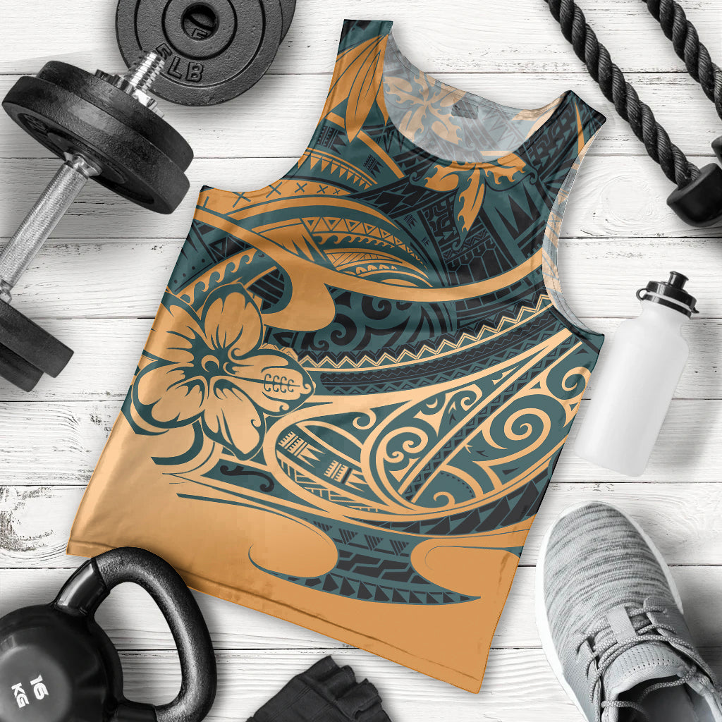 Polynesian Tribal Men Tank Top LT6 Green - Polynesian Pride