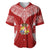 Personalised Tonga Independence Day Baseball Jersey Kupesi Pattern Mix Style LT7 - Polynesian Pride