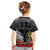 ANZAC DAY Kid T Shirt Camo Style - Slouch Hats Mix Silver Fern Golden Wattle LT7 - Polynesian Pride