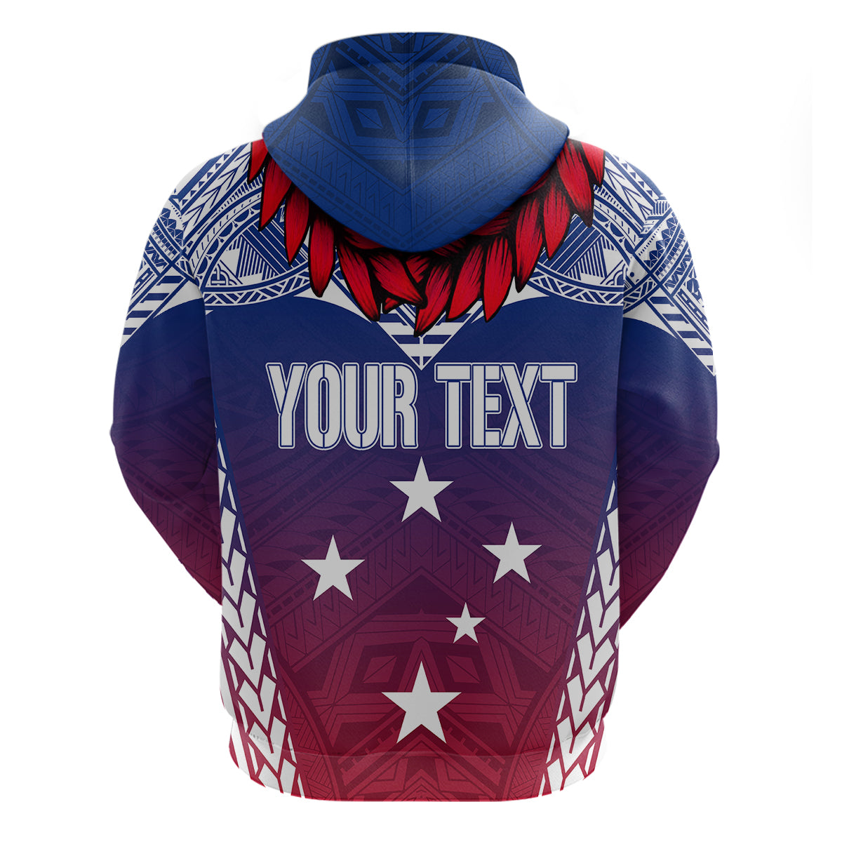 Custom Samoa Independence Day Hoodie Ula Fala Gradient Color LT7 - Polynesian Pride