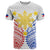 Custom Philippines Independence Day T Shirt Tribal Sun and Stars Ver 01 LT7 White - Polynesian Pride