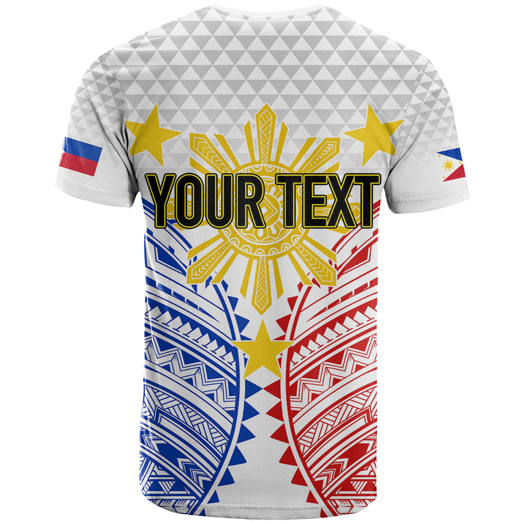 Custom Philippines Independence Day T Shirt Tribal Sun and Stars Ver 01 LT7 - Polynesian Pride