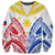 Personalised Philippines Independence Day Sweatshirt Tribal Sun and Stars Ver 02 LT7 Unisex White - Polynesian Pride