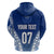 Custom Samoa Rugby Hoodie Manu Samoa Gradient Blue LT7 - Polynesian Pride