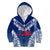 Personalised Samoa Rugby Kid Hoodie Manu Samoa Gradient Blue LT7 - Polynesian Pride