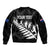 Personalised New Zealand Football Ferns Bomber Jacket Women's World Cup 2023 Sporty Vibes LT7 - Polynesian Pride