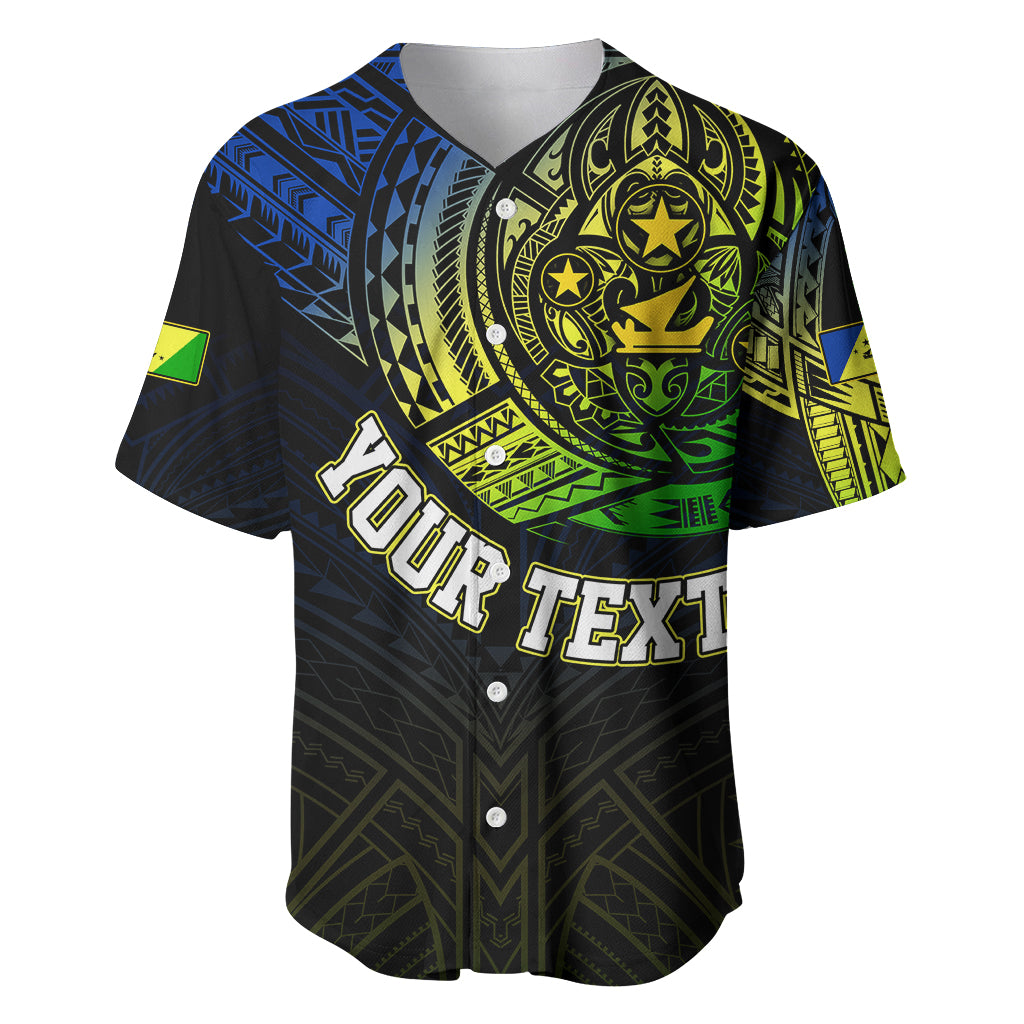 Personalised Vanuatu Baseball Jersey Turtle Chest Tattoo Flag Color - Malampa LT7 - Polynesian Pride