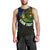 Personalised Vanuatu Men Tank Top Turtle Chest Tattoo Flag Color - Malampa LT7 - Polynesian Pride