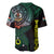 Personalised Vanuatu Baseball Jersey Turtle Chest Tattoo Flag Color - Penama LT7 - Polynesian Pride