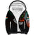 Personalised Vanuatu Sherpa Hoodie Turtle Chest Tattoo Flag Color - Penama LT7 Unisex Black - Polynesian Pride