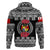 Custom Tonga Hoodie Emancipation Day Simple Ngatu Heilala Flower Black LT8 - Polynesian Pride