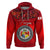 Custom Tonga Hoodie Emancipation Day Unique Kahoa Heilala Flower Red LT8 - Polynesian Pride